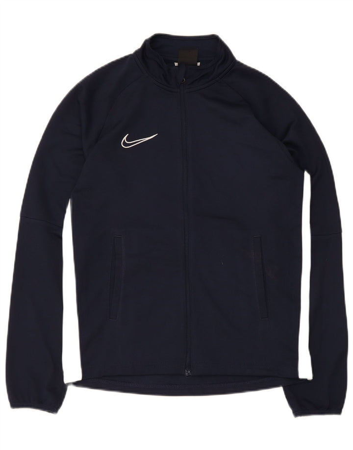Giacca da tuta da ragazzo Nike Dri Fit Top Jacket 12-13 anni Large Blu Navy