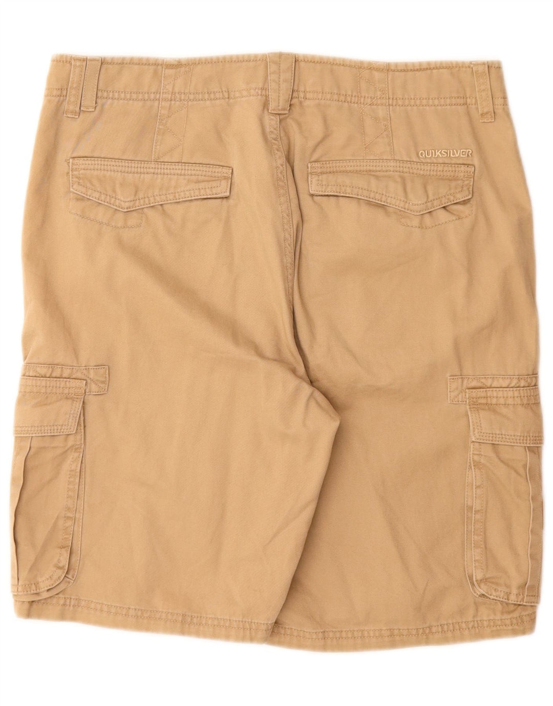 Pantaloncini cargo da uomo QUIKSILVER W32 cotone beige medio