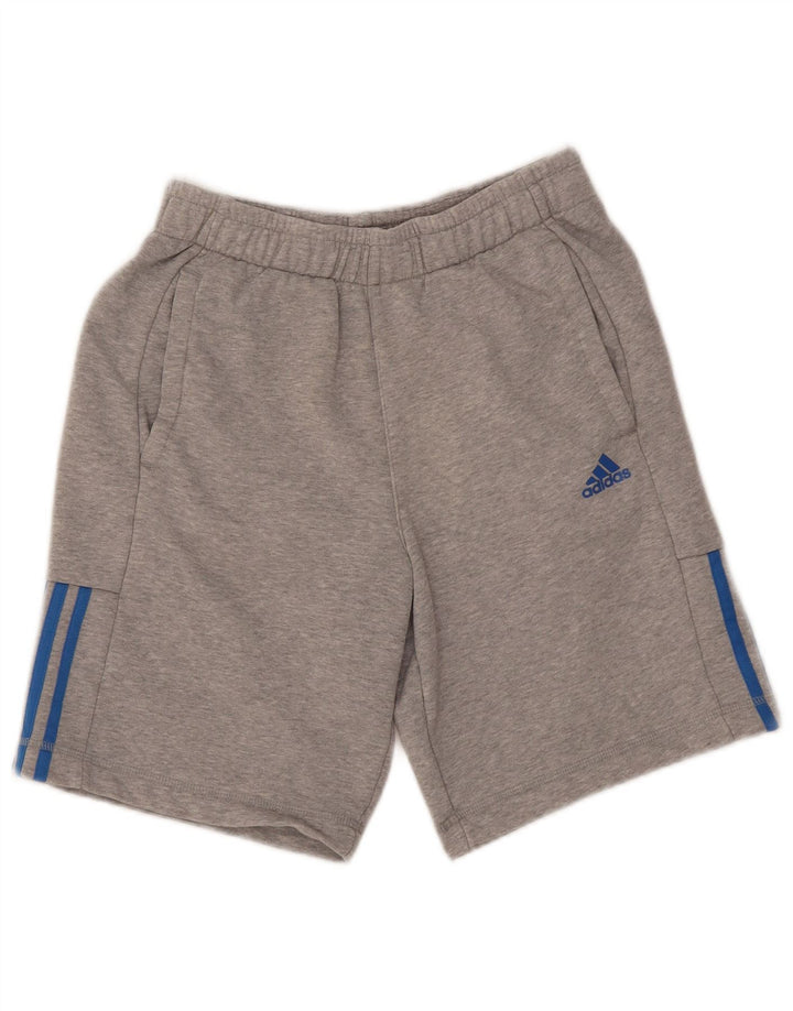 Pantaloncini sportivi Adidas Climalite da uomo piccoli in cotone grigio