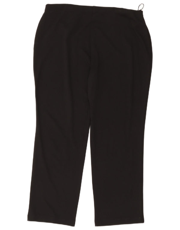 Pantaloni corti dritti da donna Marks & Spencer UK 18 XL W38 L26 Neri