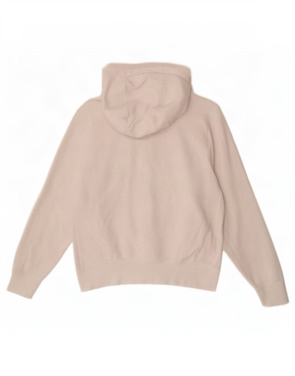 Maglia con cappuccio Nike da uomo in cotone bianco medio