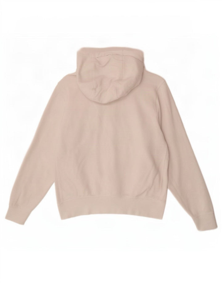 Maglia con cappuccio Nike da uomo in cotone bianco medio