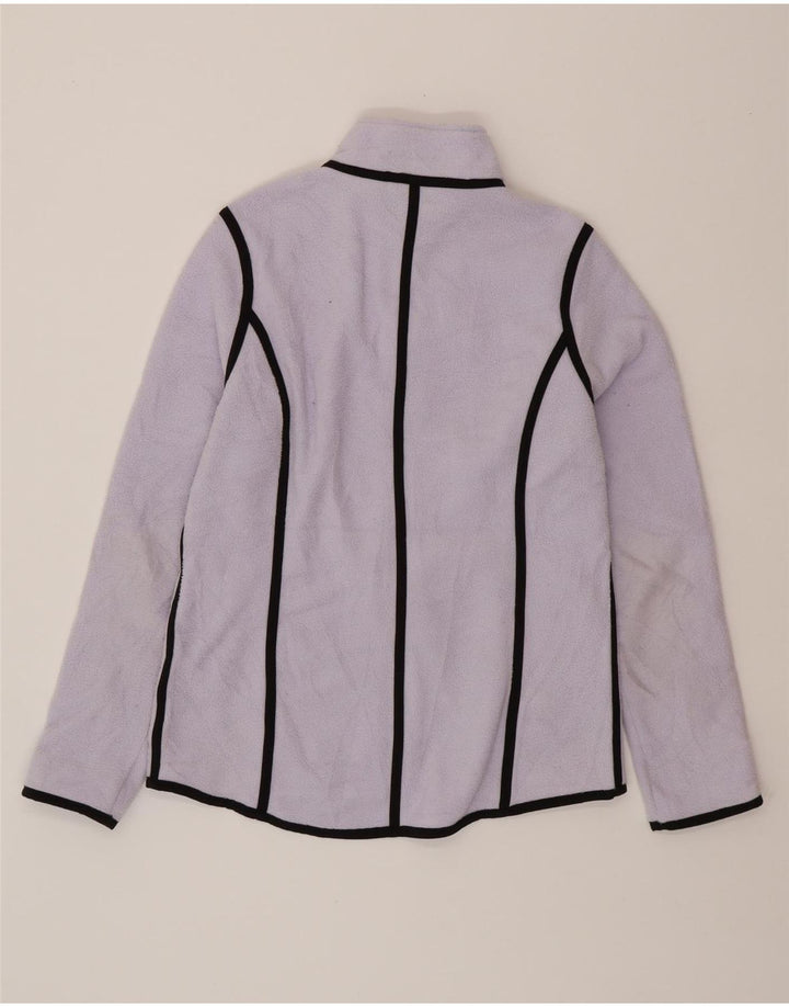 EDDIE BAUER Womens Fleece Jacket UK 14 Medium Purple Polyester Vintage Eddie Bauer and Second-Hand Eddie Bauer from Messina Hembry 