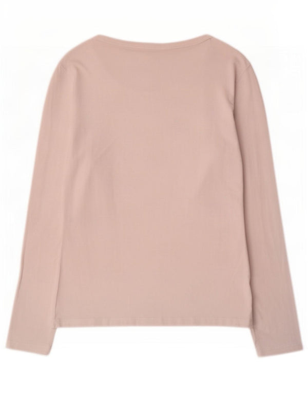 Levi's Donna Top Manica Lunga UK 12 Medio Bianco