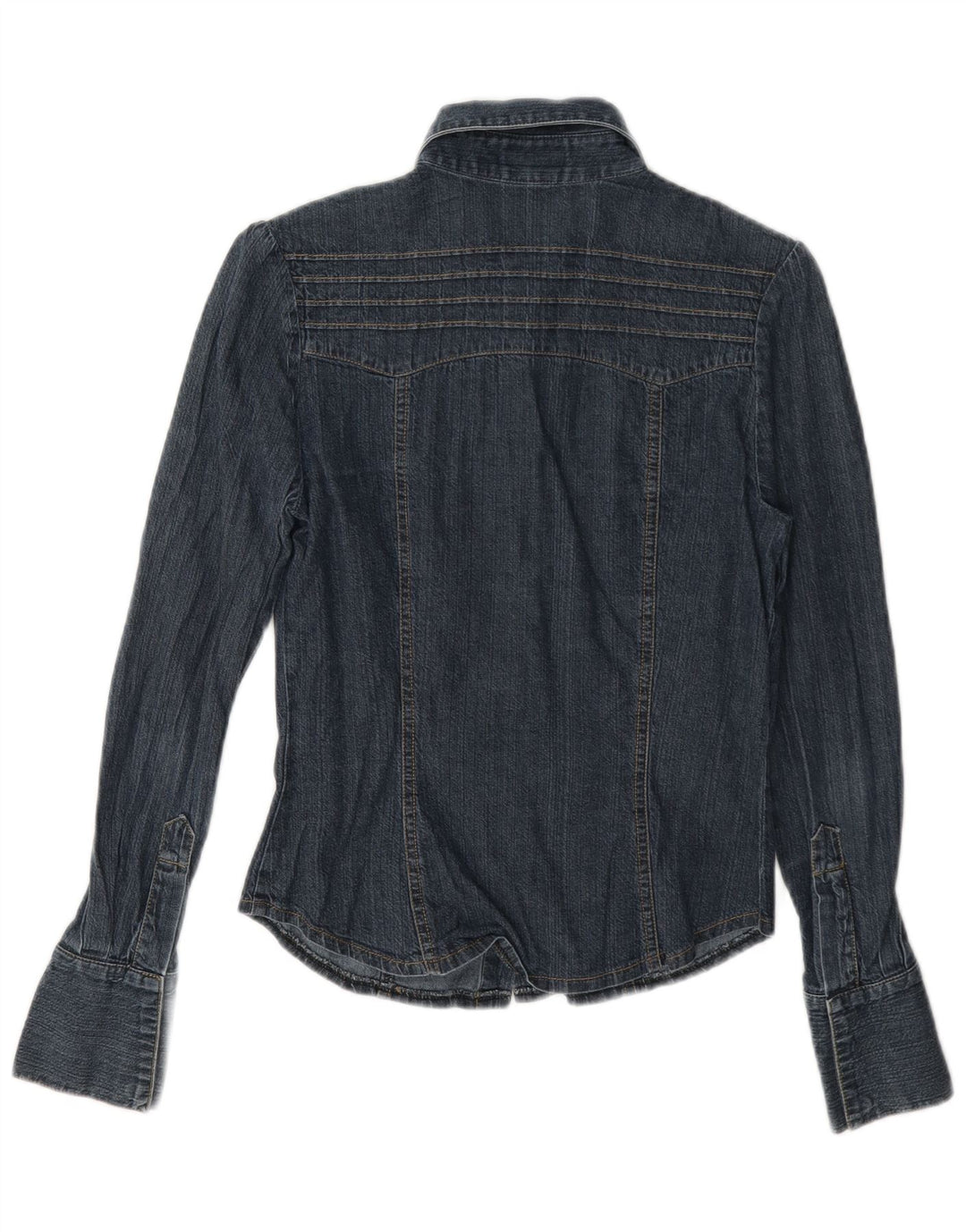 Camicia in denim da donna Oasis UK 8 Small Cotone blu navy