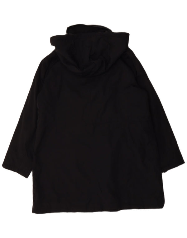 Giacca parka oversize con cappuccio da donna Marks & Spencer UK 16 grande nera