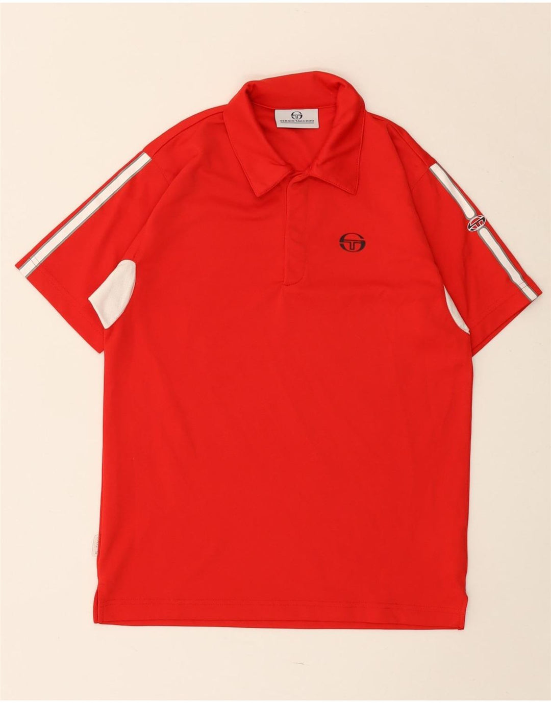 Polo da bambino SERGIO TACCHINI 13-14 anni XL Poliestere color block rosso