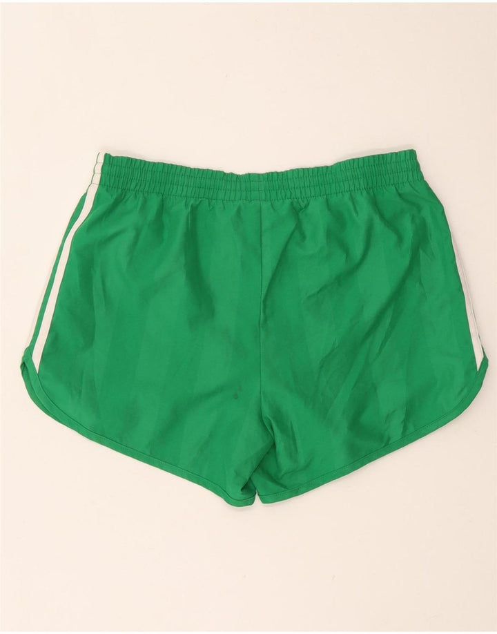 Pantaloncini sportivi Adidas da donna piccoli in poliestere verde
