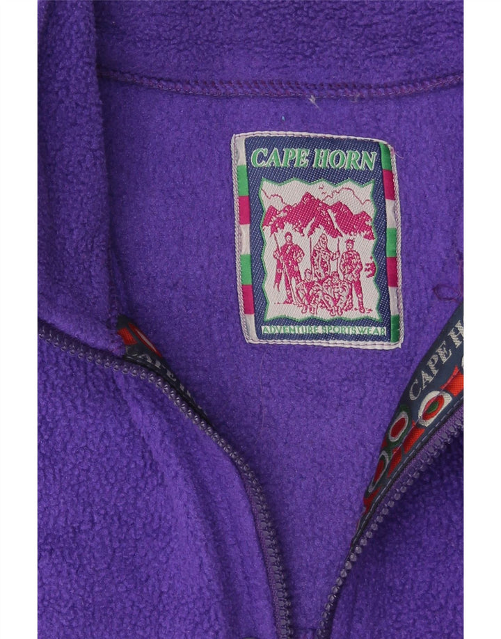 Gilet in pile da uomo Cape Horn UK 40 grande poliestere viola