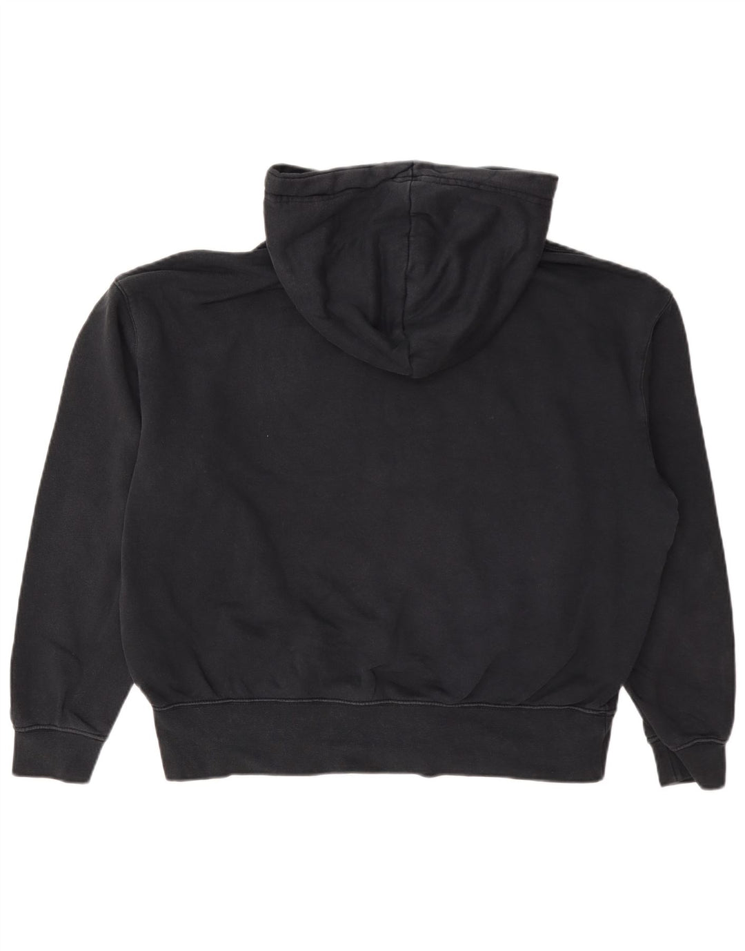 Felpa con cappuccio oversize da donna Nike UK 10 piccola in cotone grigio