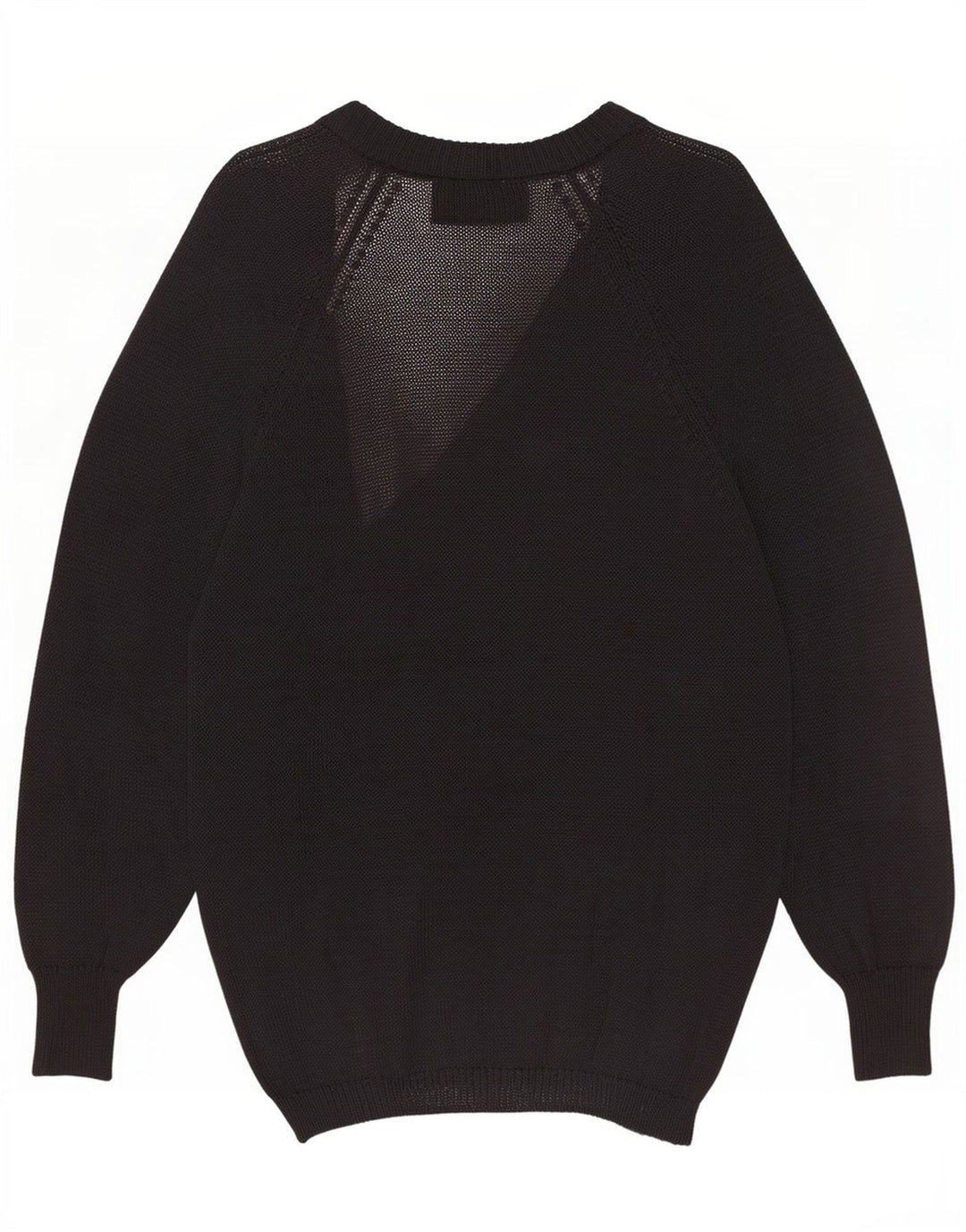 Maglione cardigan lungo da donna Gianfrediani UK 14 viscosa nera media