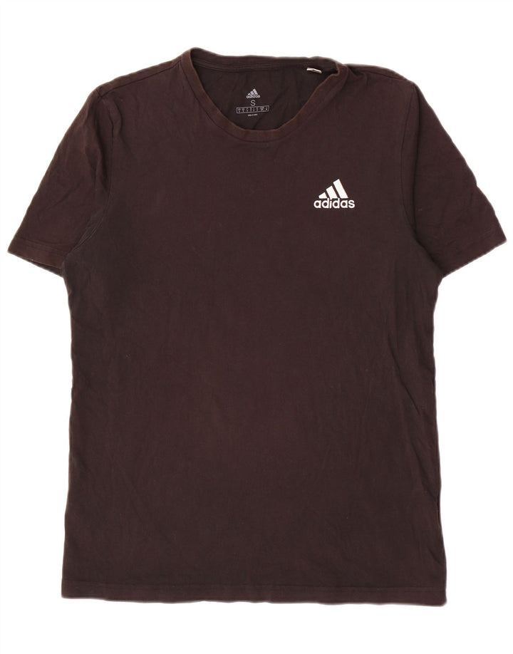 T-shirt ADIDAS da uomo Top piccola in cotone nero