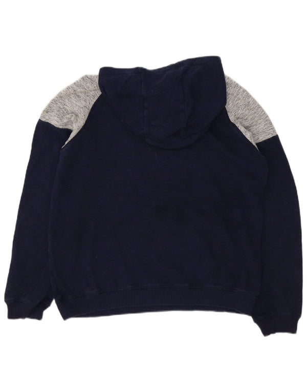 NFL Boys Denver Broncos Hoodie Jumper 13-14 Years Navy Blue Colourblock