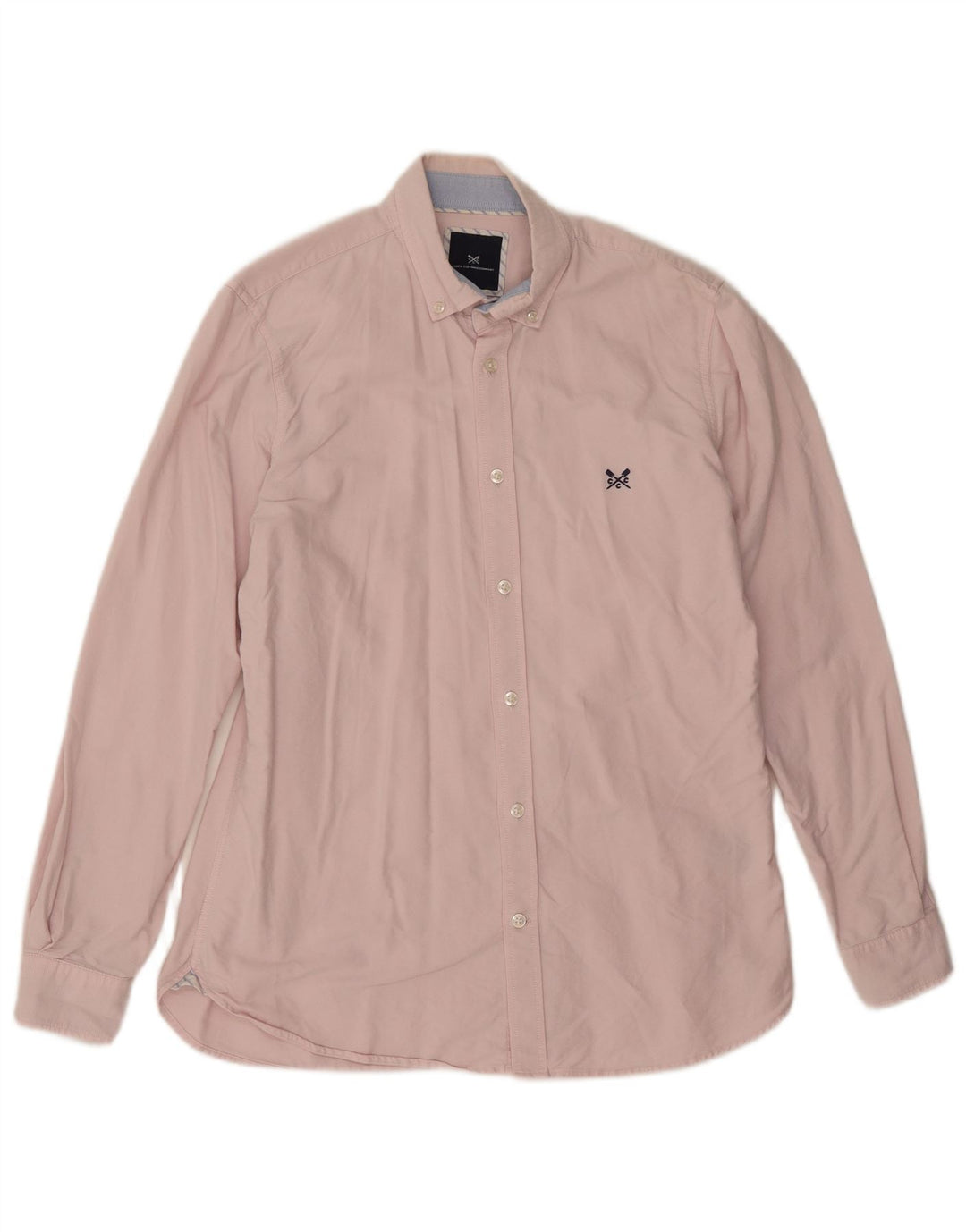 Crew Clothing Camicia slim fit da uomo in cotone rosa medio