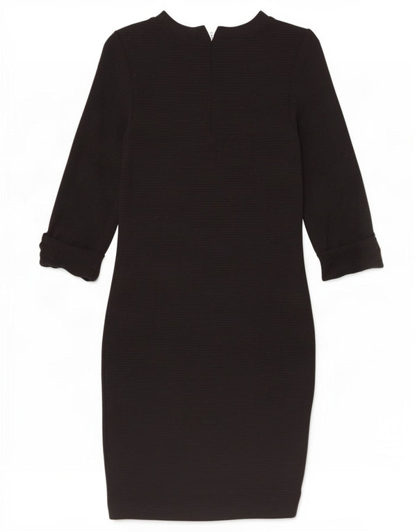 Abito tubino manica 3/4 da donna French Connection UK 6 XS viscosa nera