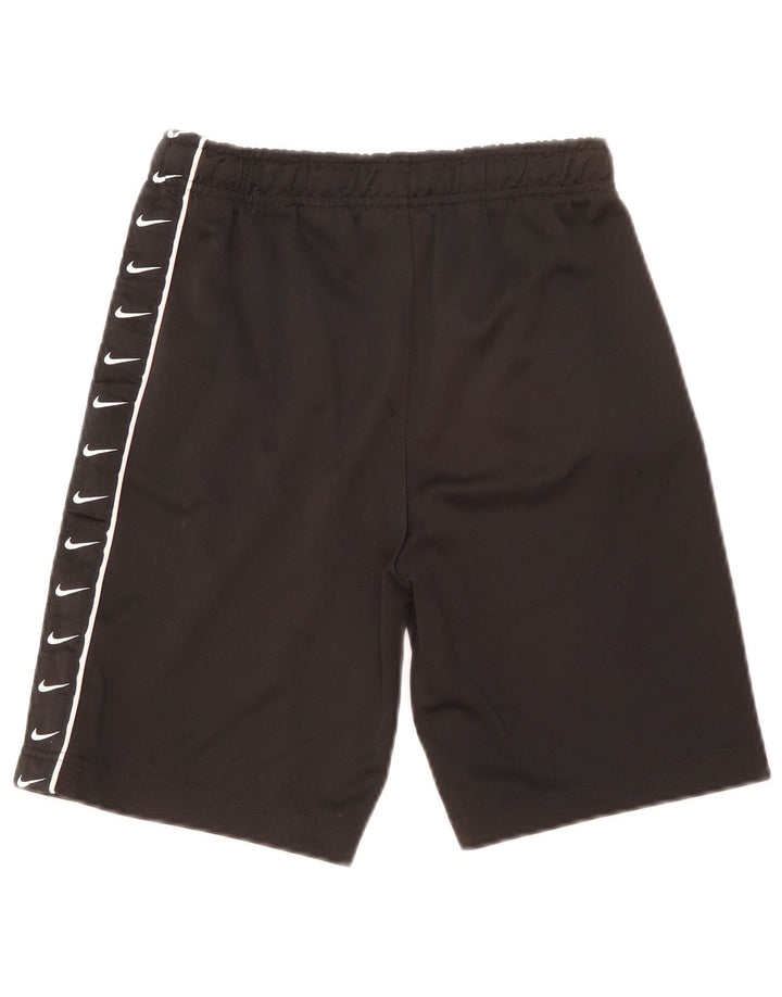 Pantaloncini sportivi Nike da ragazzo con grafica 12-13 anni, grandi, in poliestere nero