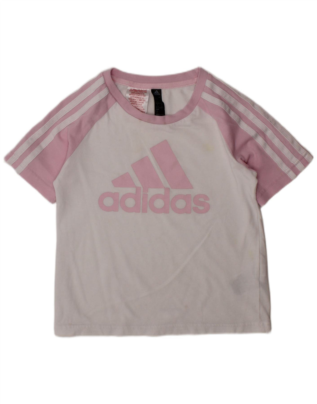 T-shirt grafica ADIDAS per ragazze Aeroready, 6-7 anni, colore bianco