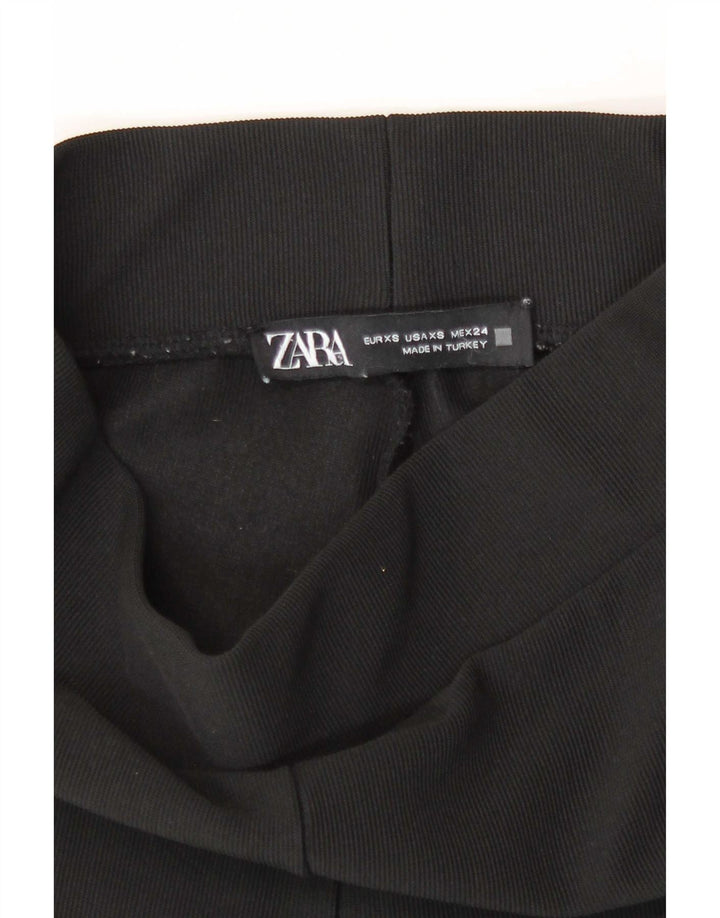 Leggings svasati da donna Zara UK 4 XS neri