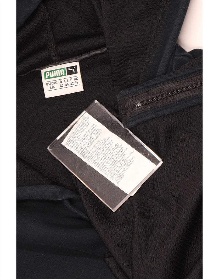 Felpa con cappuccio grafica da donna Puma UK 14 grande poliestere nero