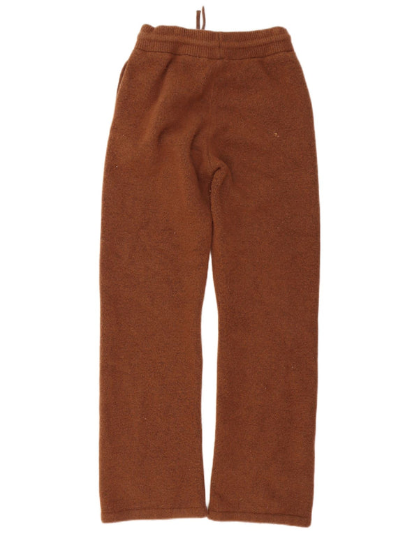 Pantaloni della tuta da donna Adidas UK 4/6 XS Marrone Poliammide