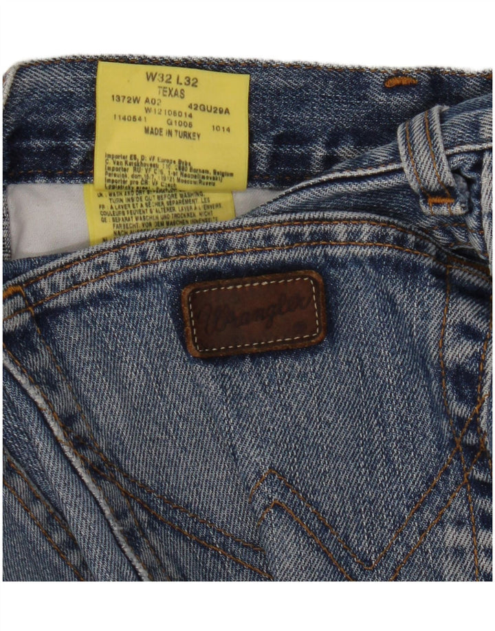 Jeans dritti da uomo Wrangler Texas W32 L32 cotone blu