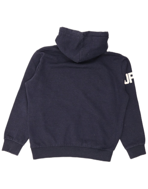 Felpa con cappuccio grafica da uomo SUPERDRY XL in cotone blu navy