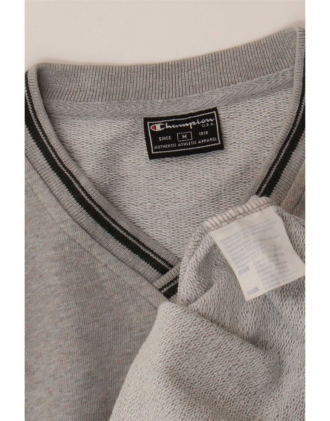 Felpa da uomo Champion in cotone grigio medio