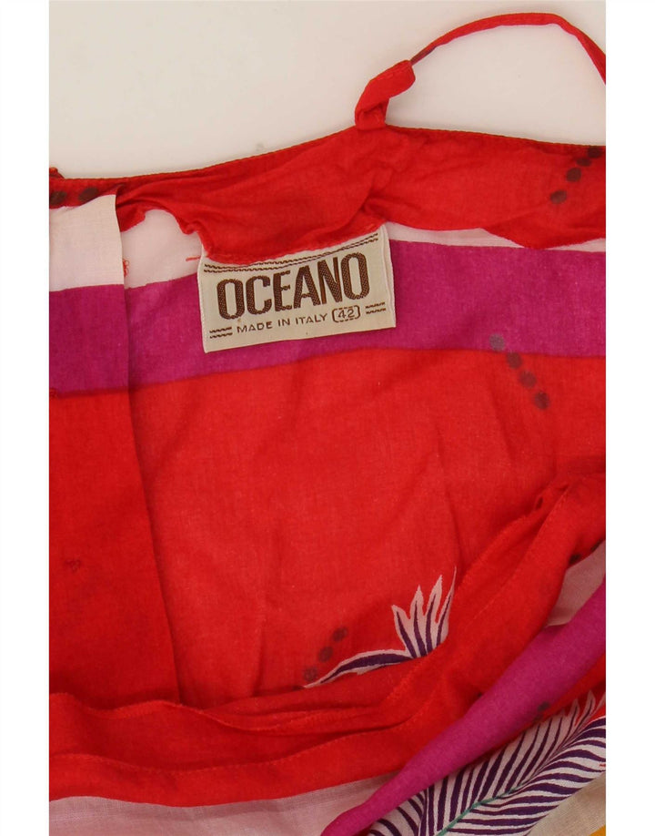 Tutina trasparente da donna Oceano IT 42 media W30 L6 multicolore floreale