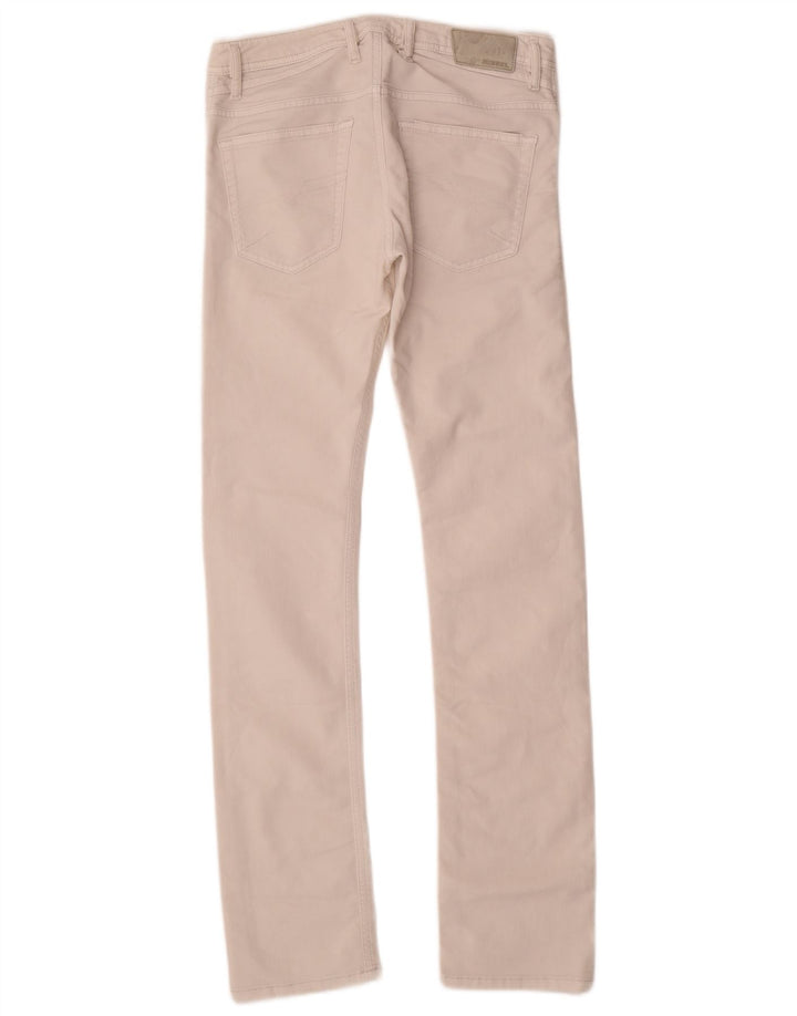 Jeans slim da donna Diesel W28 L32 cotone bianco