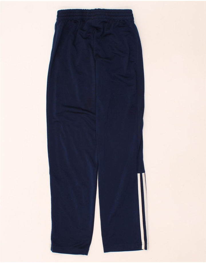 ADIDAS Boys Tracksuit Trousers 11-12 Years Navy Blue Polyester Vintage Adidas and Second-Hand Adidas from Messina Hembry 