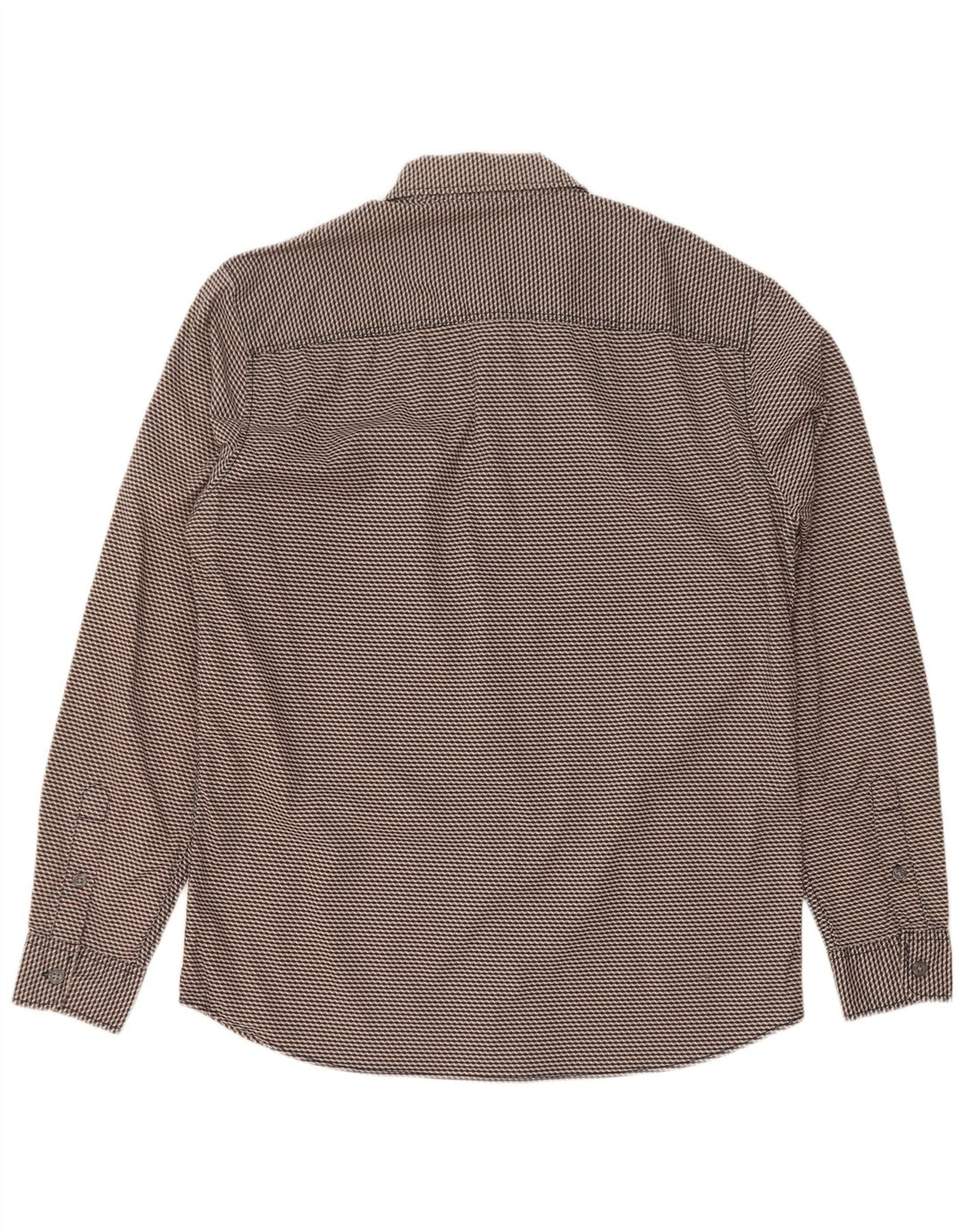 Camicia da uomo Jack & Jones grande in cotone geometrico grigio