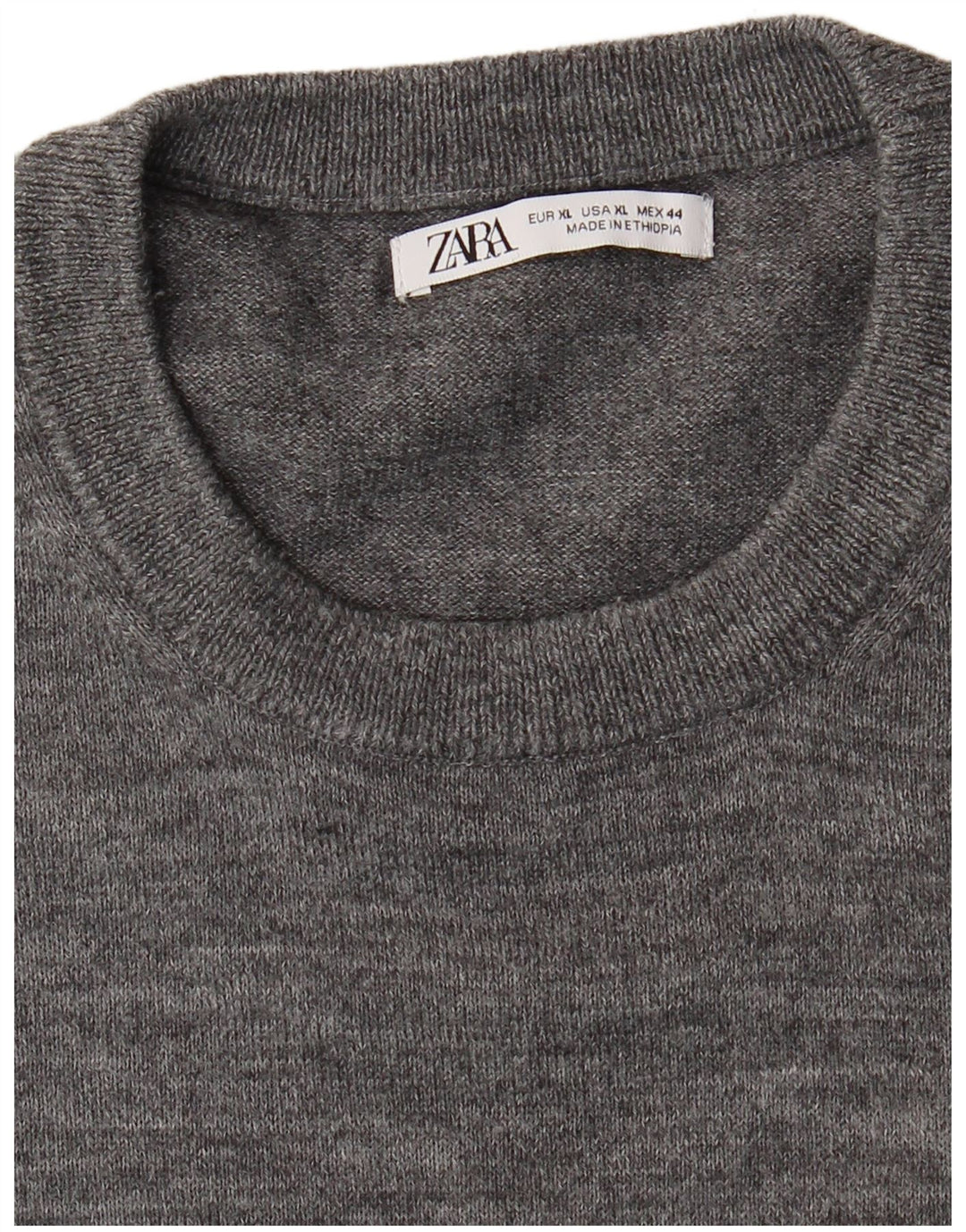 Maglione maglione girocollo da uomo Zara XL grigio
