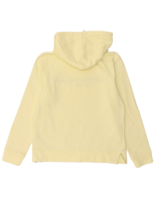 Maglione con cappuccio oversize grafico da donna Tommy Hilfiger UK 10 piccolo giallo