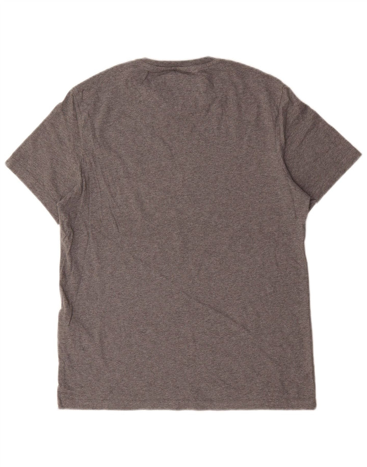 T-shirt da uomo Lyle & Scott Top in cotone grigio medio