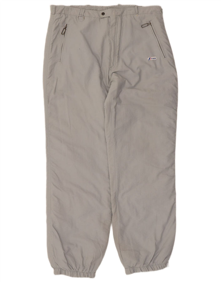 Pantaloni Sci Uomo K-Way IT 48 Medium W38 L31 Grigio Poliammide