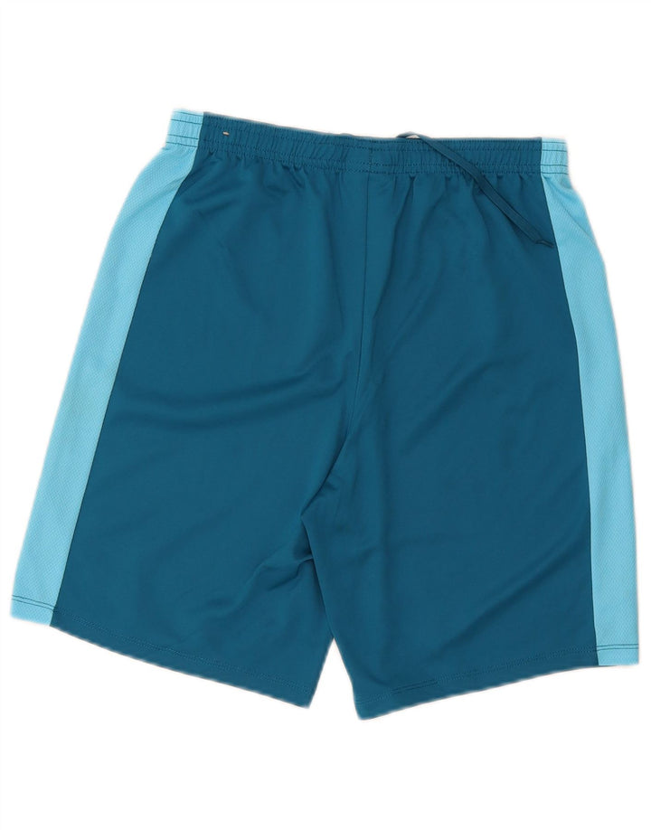 Pantaloncini sportivi Nike Dri Fit da uomo XL in poliestere color block blu navy