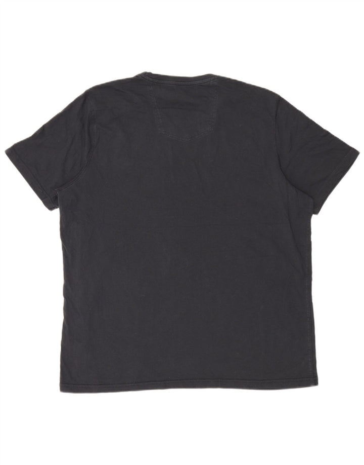 T-shirt da uomo Fat Face Top 2XL cotone nero