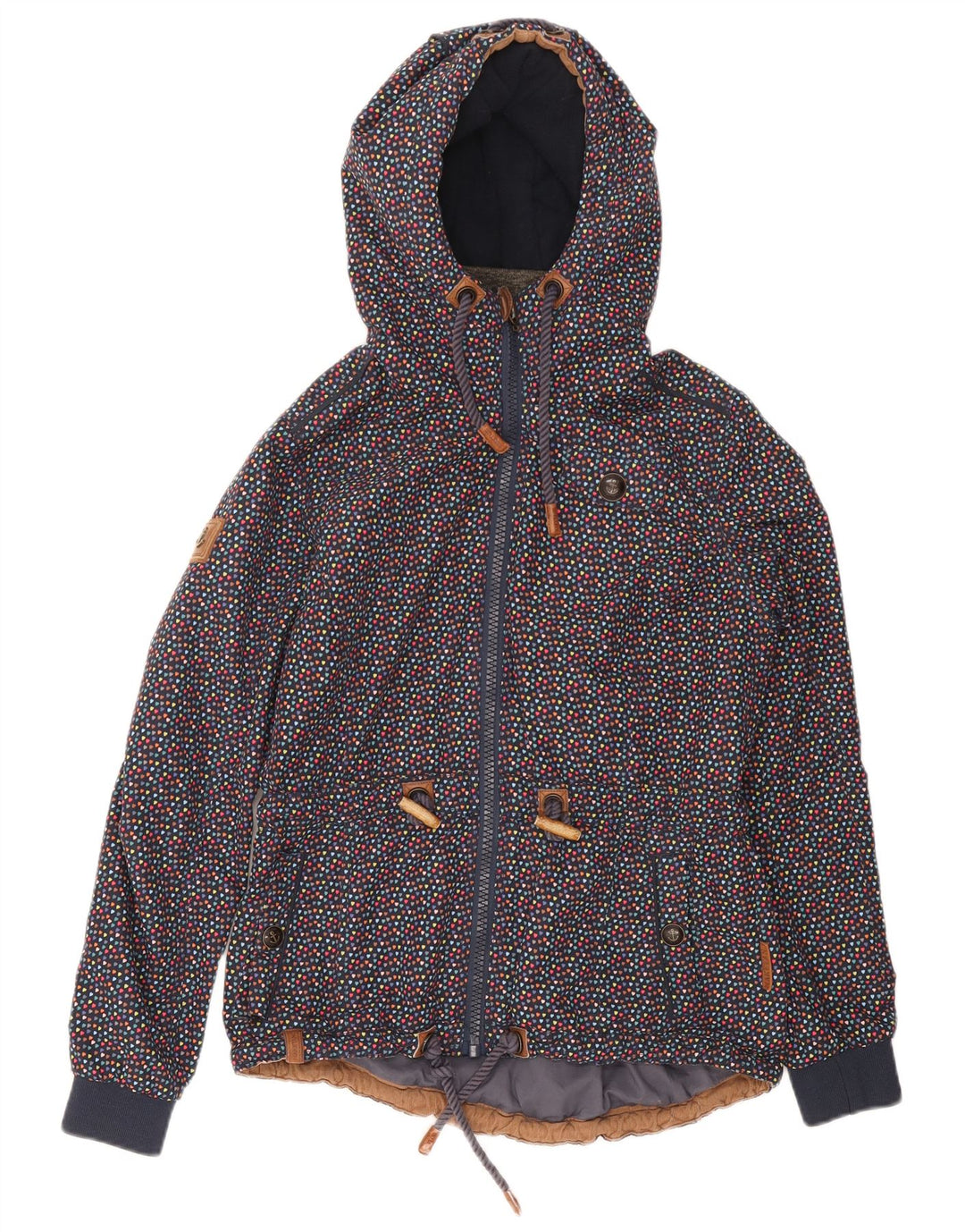 Giacca a vento da donna Naketano UK 14 media multicolore screziata