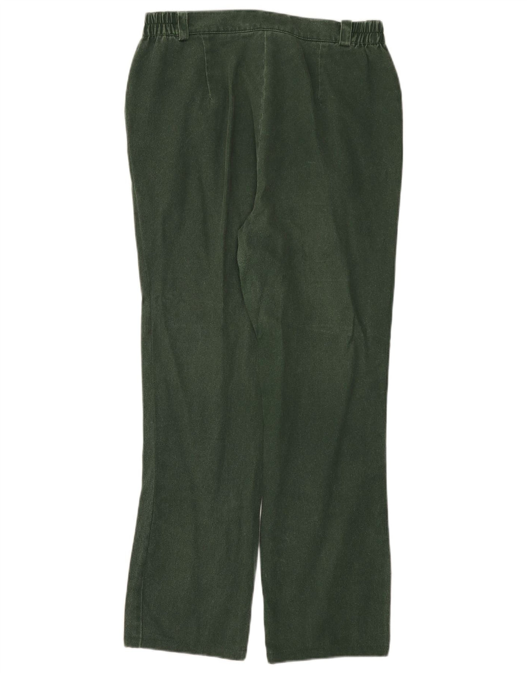 Pantaloni casual dritti da donna Alphorn EU 42 Large W30 L28 Cotone verde