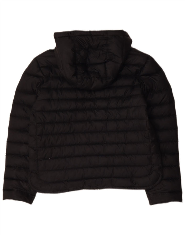 Giacca imbottita oversize con cappuccio Nike da donna UK 6 XS poliestere nero