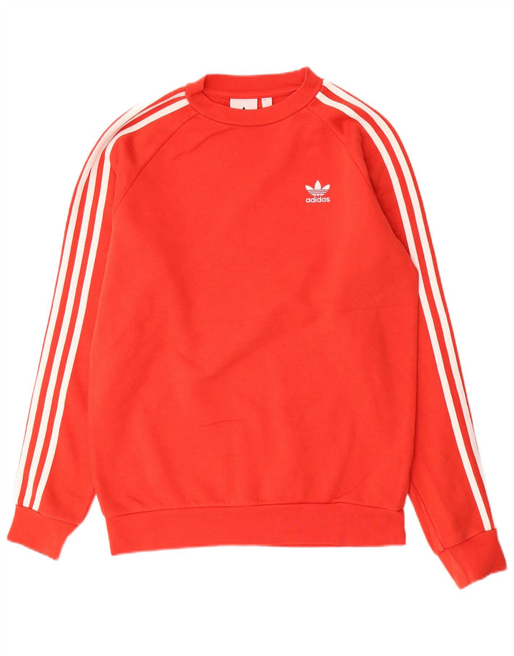 Felpa Adidas Uomo Maglione XS Rosso Cotone
