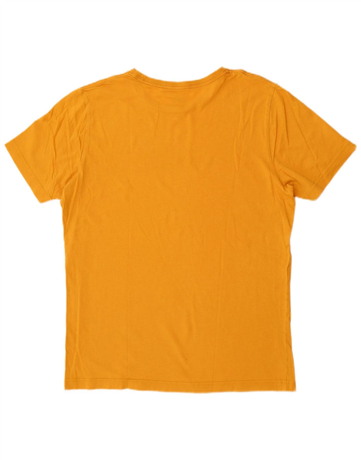T-shirt grafica da uomo Puma Top in cotone giallo medio