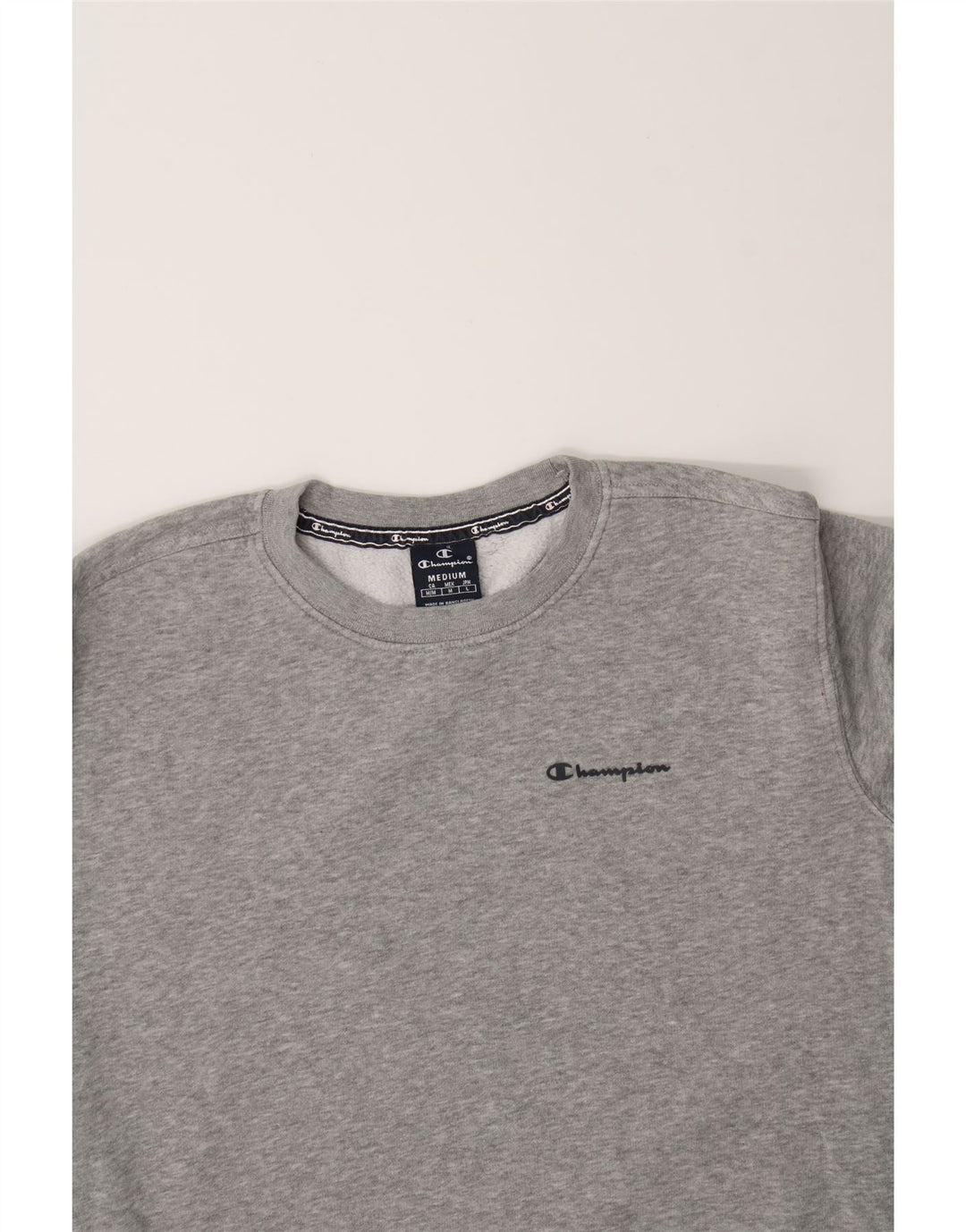 CHAMPION Womens Sweatshirt Jumper UK 14 Medium Grey Cotton Vintage Champion and Second-Hand Champion from Messina Hembry 