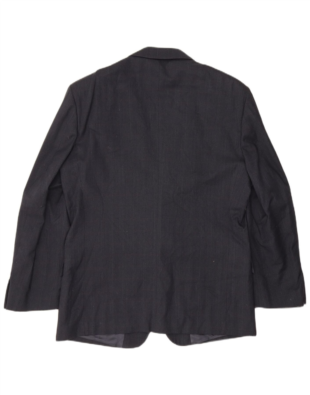 Giacca blazer da uomo a 2 bottoni Valentino IT 52 XL in lana vergine blu navy