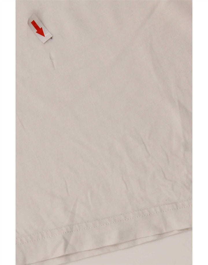 T-shirt da uomo Adidas Top in cotone color block bianco medio