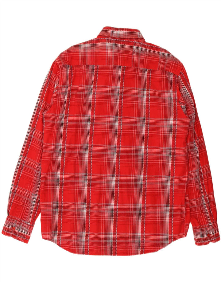 WRANGLER Mens Flannel Shirt XL Red Check Cotton Vintage Wrangler and Second-Hand Wrangler from Messina Hembry 