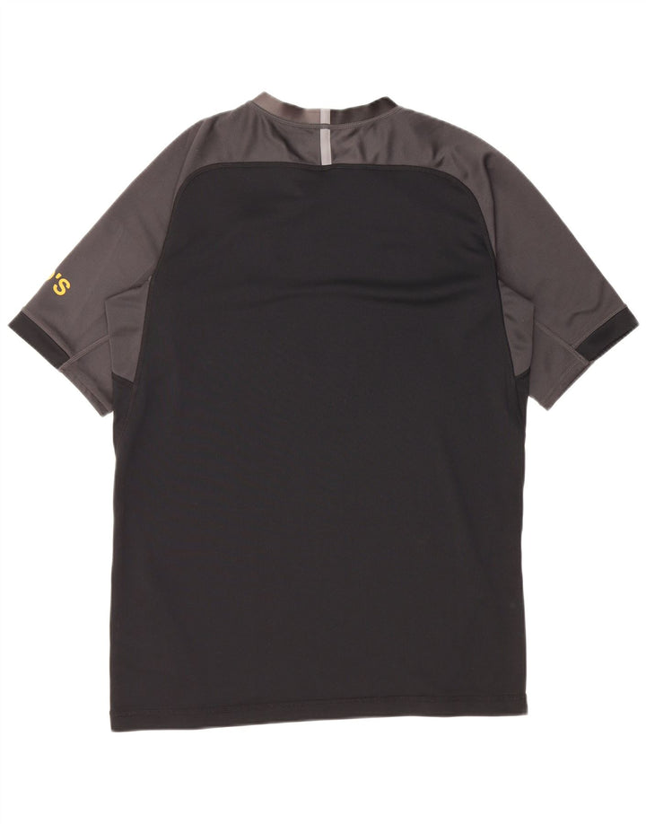 T-shirt grafica da uomo Canterbury Top in poliestere color block medio nero