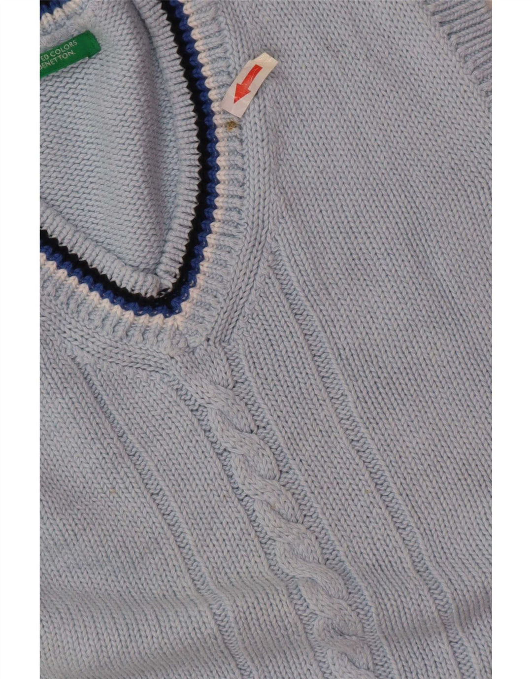 Canotta Canotta Bambino Benetton 7-8 Anni Blu a Righe