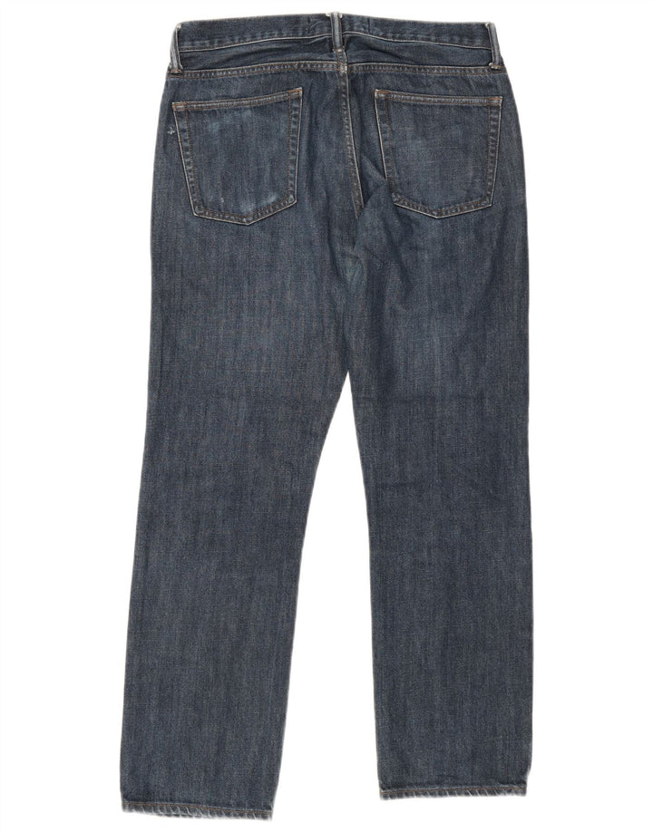 Jeans dritti da uomo Gap W31 L30 cotone blu navy