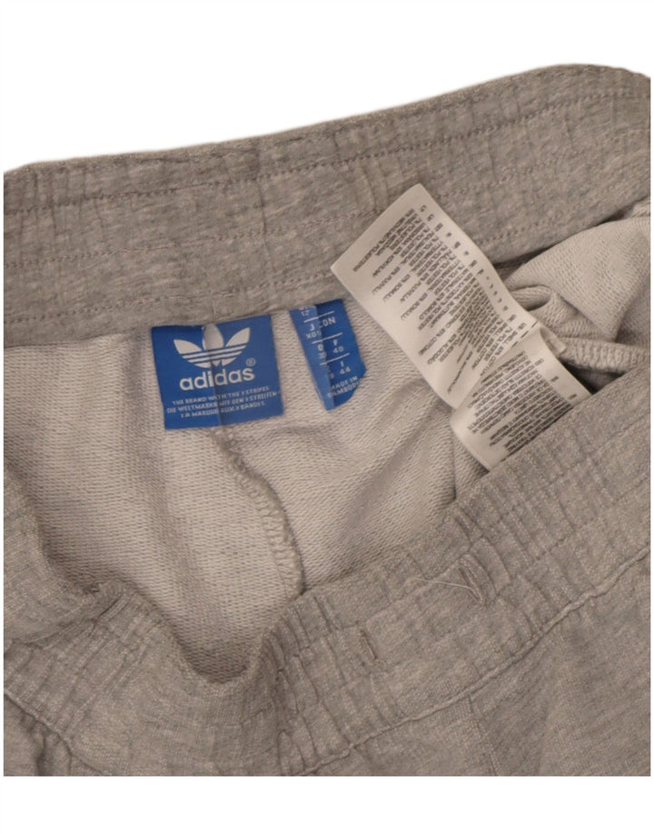 Pantaloncini sportivi Adidas da donna UK 12 cotone grigio medio
